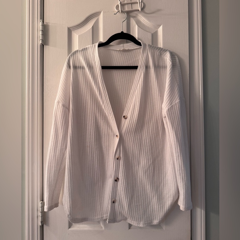Lightweight button up sweater/cardigan